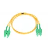 Extralink Cable latiguillo SC/APC - SC/APC Dúplex Monomodo G.657A1 3mm 3m