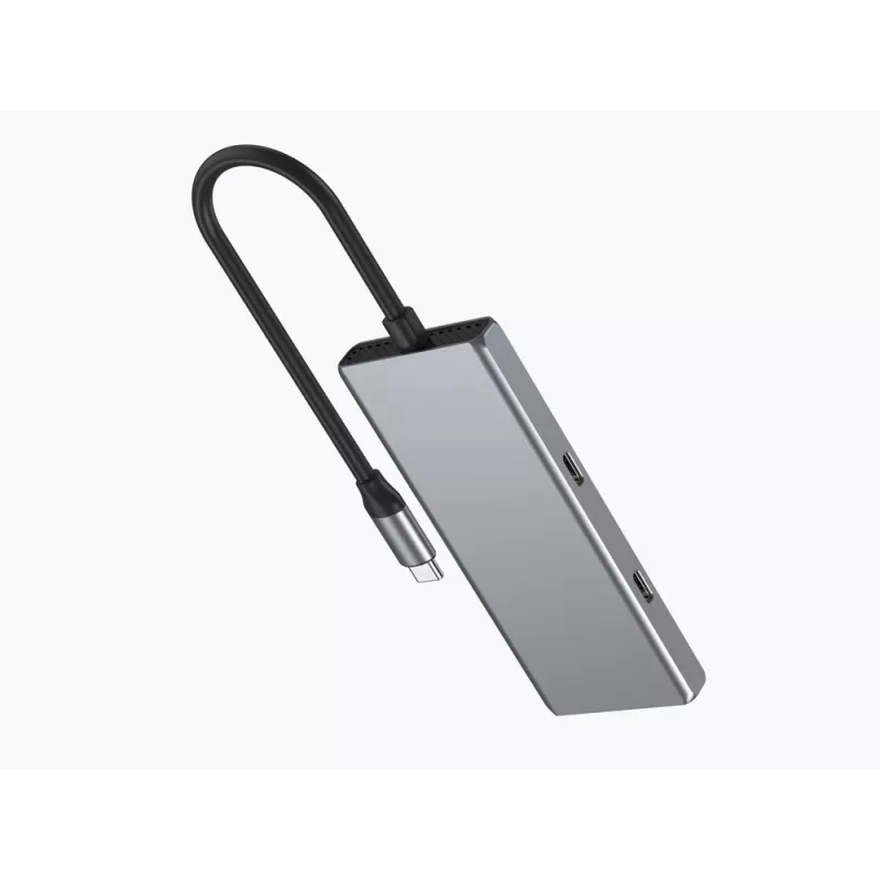 Hub USB Gembird 4 puertos USB 3.2 Gen 2 Type-C con 4 conectores Type-A y Type-C