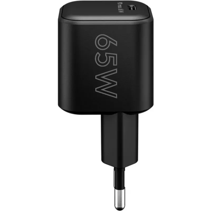 Set de carga USB-C GOOBAY 74774 – cargador de 65 W con cable USB-C textil de 1 m
