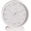 Reloj de pared NeXtime 5192wi Wood Wood Small 22x20 cm, blanco
