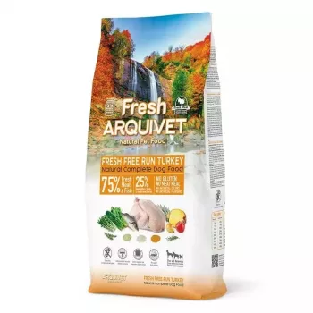 Comida semihúmeda para perros ARQUIVET Fresh pavo y pescado 10 kg — 27 % proteína, 17 % grasa, 20 % humedad