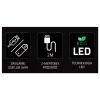 Luz de neón MANTA SNL07GN verde amarilla estilo cactus, lámpara LED de neón decorativa