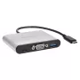 SilverStone SST-EP06C USB 3.1 Type-C a VGA / USB Type-C / USB Type-A hub adaptador