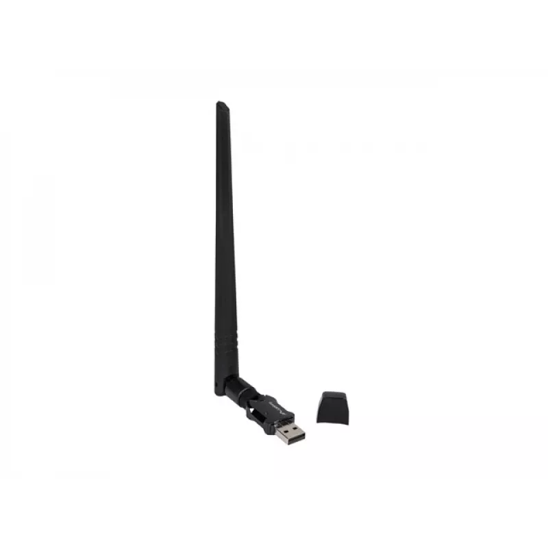 Adaptador USB Lanberg Tarjeta de red WLAN NC-0900-WIE USB 2.0 Dualband AX900 1X antena externa