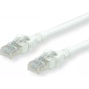ROLINE - cable de parcheo - RJ-45 (M) a RJ-45 (M) - 30 cm - SFTP - CAT 6a - blanco (21.15.2976)