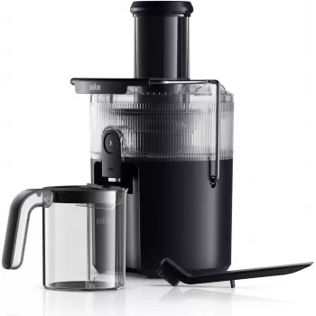 MultiJuice 5 exprimidor SJ 5000 (negro, 800 vatios, depósito de zumo 1,5 l)