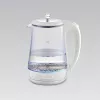 Hervidor de agua Maestro MR 052 WH — 1,7 L, 2200 W, blanco translúcido, carcasa de cristal