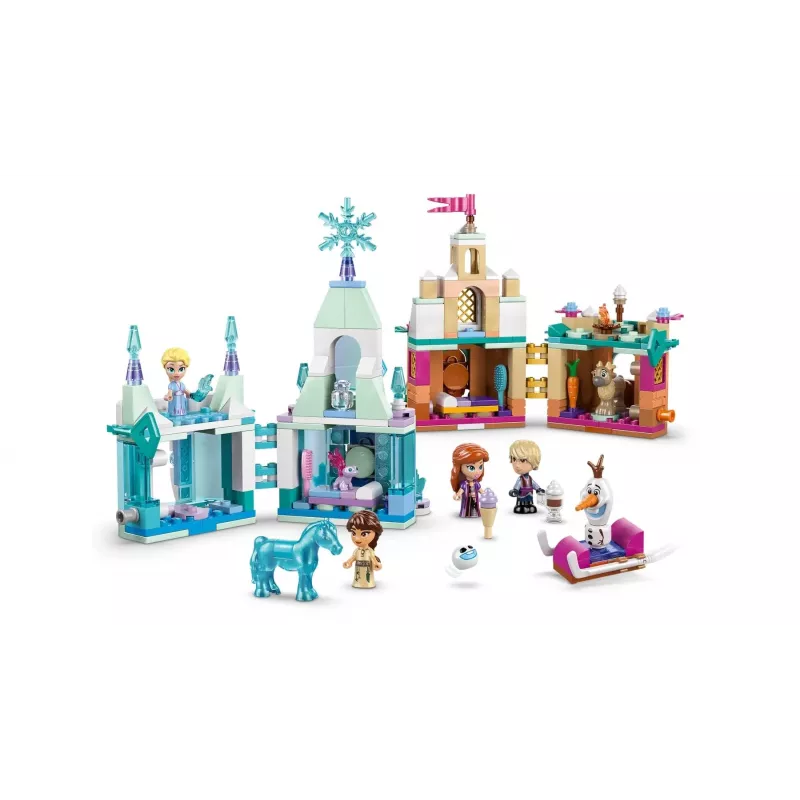 LEGO DISNEY 43278 Mini castillo de Arendelle y palacio de hielo de Elsa
