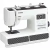 Máquina de coser electromecánica semiautomática Brother HF37 Blanca