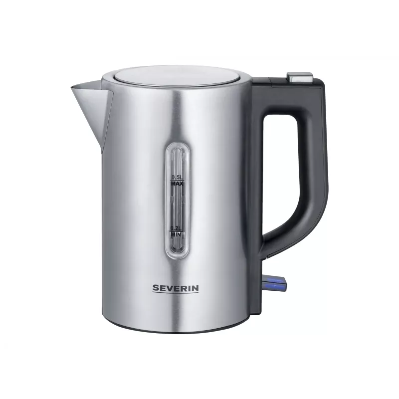 Severin WK3647 Hervidor de agua Acero inoxidable-negro cepillado (WK3647)