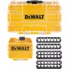 Caja de herramientas DeWalt DT70801 pequeña ToughCase almacenamiento portátil con cierres seguros