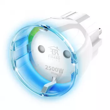 Fibaro FIBEFGWPF-102-5 adaptador de enchufe Type F blanco