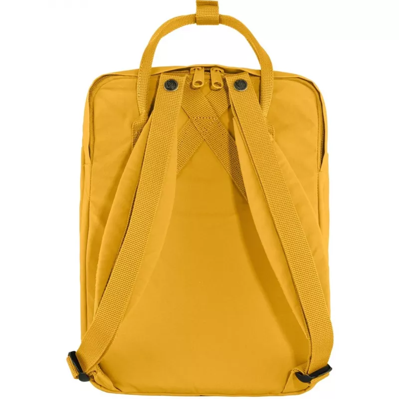 Mochila Fjällräven Kanken Laptop 13 pulgadas — mochila informal, Amarillo, 250×160×350 mm, poliamida/PP/vinilo
