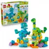 Juguete de construcción LEGO DUPLO 10451 Dinosaurios sobre ruedas set 3 en 1, 108 piezas, edad 3+, altura 220 mm