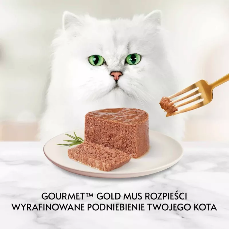 GOURMET Gold Ternera – Alimento húmedo para gatos – 85 g