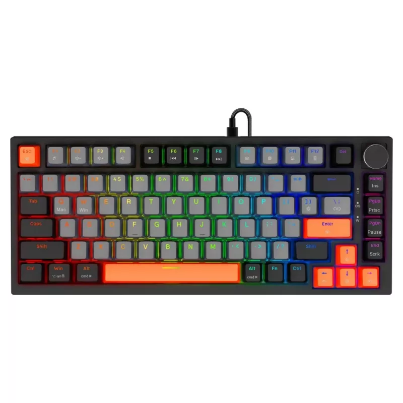 Savio ASTRAL BLACK JADE 3 COLOURS teclado gaming USB QWERTY US International