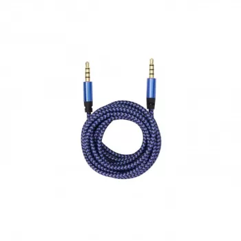 Cable AUX Sbox 3535-1.5BL 3,5 mm a 3,5 mm azul arándano
