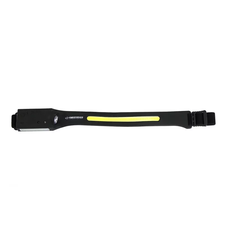 Linterna Esperanza EOT067 negra, linterna frontal LED