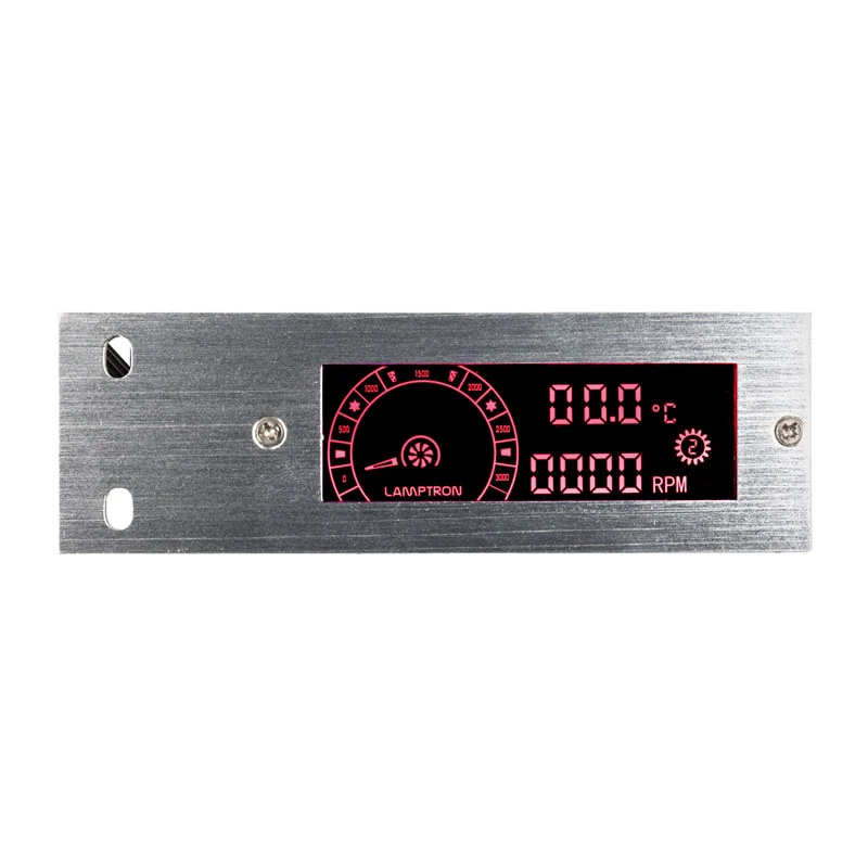 Controlador de ventiladores y LED RGB PCI Lamptron TC20 - plateado