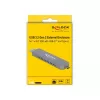 Carcasa externa para M.2 para SSD M.2 NVMe PCIe, carcasa de unidad plateada, con conector USB Type-C y Type-A