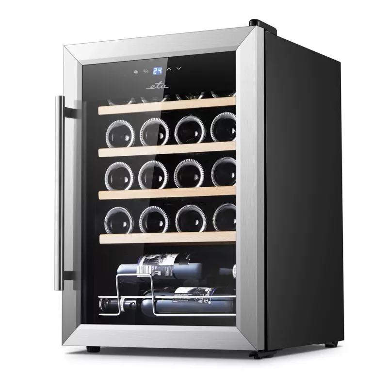 ETA | Enfriador de vino | ETA953190010GN | Clase de eficiencia energética G | Independiente | Capacidad de botellas 20 | Negro