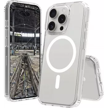 Funda JT BERLIN Pankow Clear MagSafe para iPhone 16 Pro Max 17,5 cm transparente