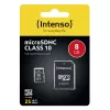 MEMORIA MICRO SDHC 8GB C10/CON ADAPTADOR 3413460 INTENSO