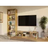 Mueble de TV MALWA 140, roble Artisan/cashmere