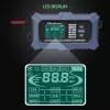 Cargador de batería inteligente con microprocesador Qoltec con probador de batería y función de reparación 12V | 6A | LCD | cargador de batería para batería AGM LiFePO4 GEL