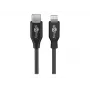 Goobay Cable de carga y sincronización USB-C™, 1 m, negro - Cable MFi para Apple iPhone/iPad negro (39445)