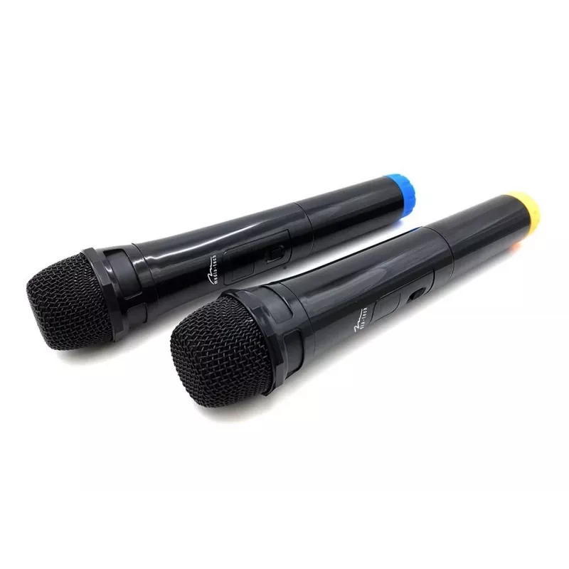Media-Tech MT395 Accent Pro micrófonos inalámbricos de karaoke, pack de 2