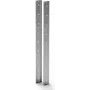 Schroff 24561798 perfil de esquina X, 9U, 2 uds.