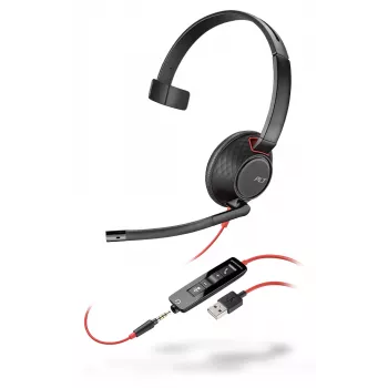 Auriculares Poly Blackwire 5210 monoaurales USB-C