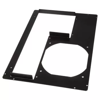 Backpanel para carcasa de PC Micro-ATX, DimasTech S0022GB, 5 ranuras de expansión, negro grafito
