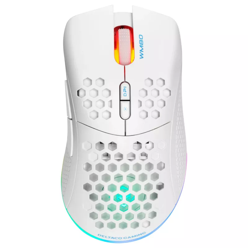 Ratón gaming Deltaco GAM-120-W RF inalámbrico USB Type-C