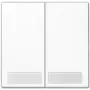 Jung LS 995 NA WW Tecla basculante con campo de nombre, blanco, IP44