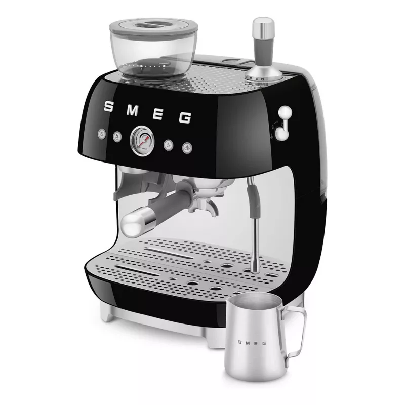 Cafetera espresso SMEG EGF03BLEU. Cafetera superautomática 50s Style. negra