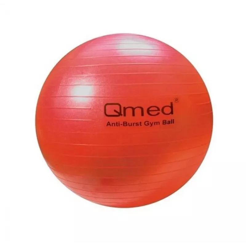 Balón de entrenamiento de rehabilitación MDH DRQM3A0MA002P 55 cm, rojo, ABS, inflable, con bomba, carga máx. 150 kg