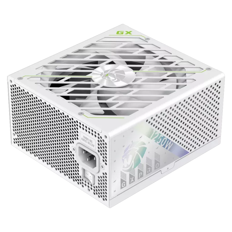 Fuente de alimentación Gamemax, 80 PLUS, Gold | GX PRO 1250G WH | 1250 W