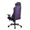 Silla gaming Arozzi Vernazza SoftFabric Morado — diseño ergonómico, reposabrazos y altura ajustables