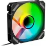 SHARKOON SHARK Mirror RGB PWM Reverse 120 mm ventilador de caja, 1500 RPM, negro