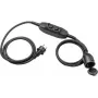Alargador AS Schwabe 45222 con interruptor diferencial, 1,5 m de longitud, conector macho y conector hembra schuko
