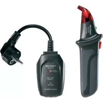 Voltcraft MS-20SF localizador de fusibles, buscador de fusibles, 230 V/AC, CAT II, conector macho-conector macho con toma de tierra (MS-20SF)