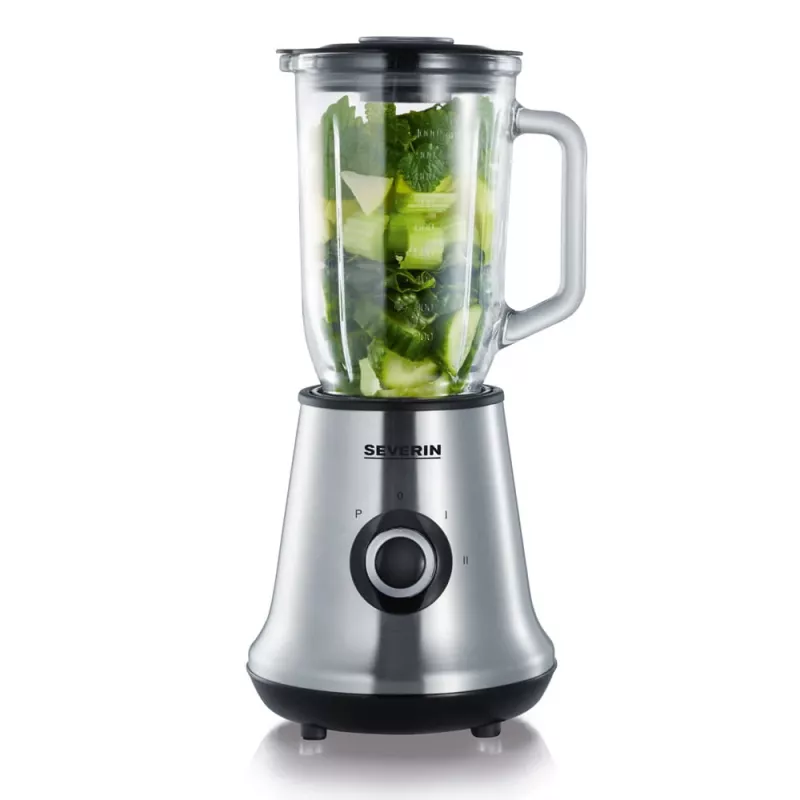 Batidora de vaso Severin SM 3734 negra - acero inoxidable 1 l 500W batidora (SM 3734)