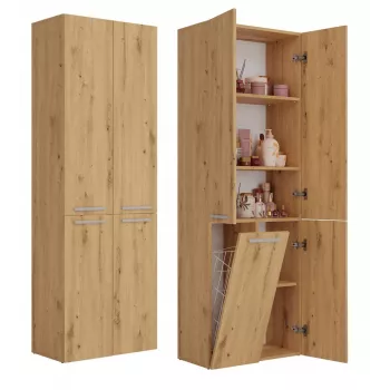 Mueble de baño Topeshop NEL 1K DD ART KPL roble