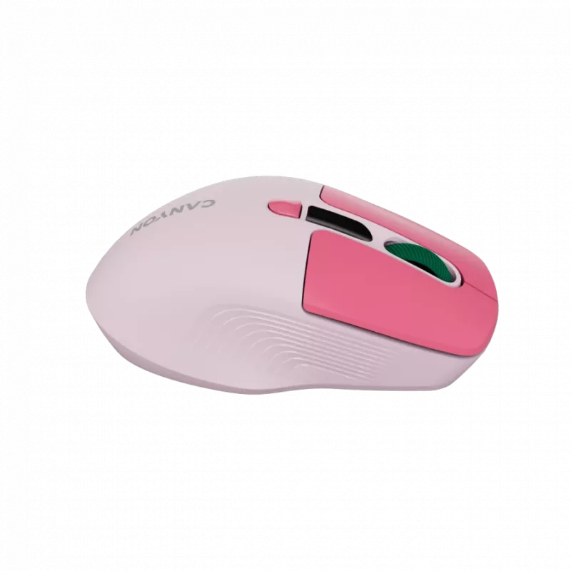 Ratón Canyon MW-26 - óptico inalámbrico 2 en 1 Bluetooth / 2,4 GHz - silencioso - rosa