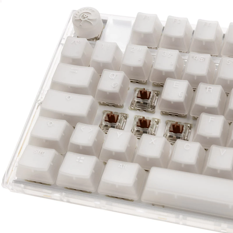 Teclado gaming Ducky One 3 TKL, USB, QWERTZ, alemán, blanco
