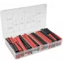 Set de tubo termorretráctil ChiliTec 142 piezas adhesivo negro/rojo ratio de contracción 3:1 (22907)