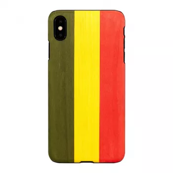 Funda para smartphone man and wood para iPhone XS Max – modelo Reggae, negro