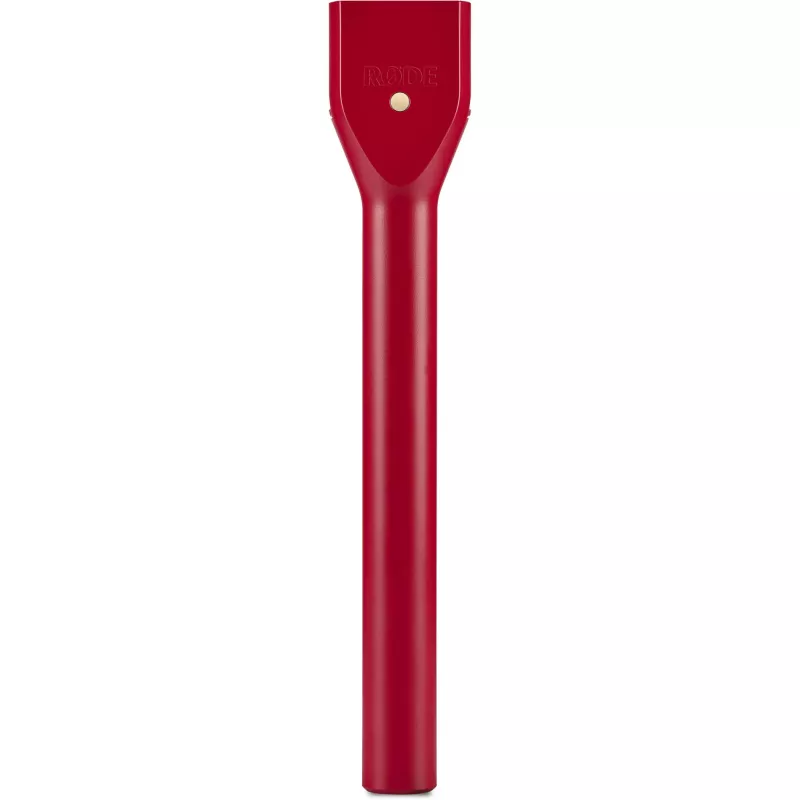 Micrófono de entrevistas portátil Rode Interview GO – Rojo (compacto, de mano, plug-and-play)